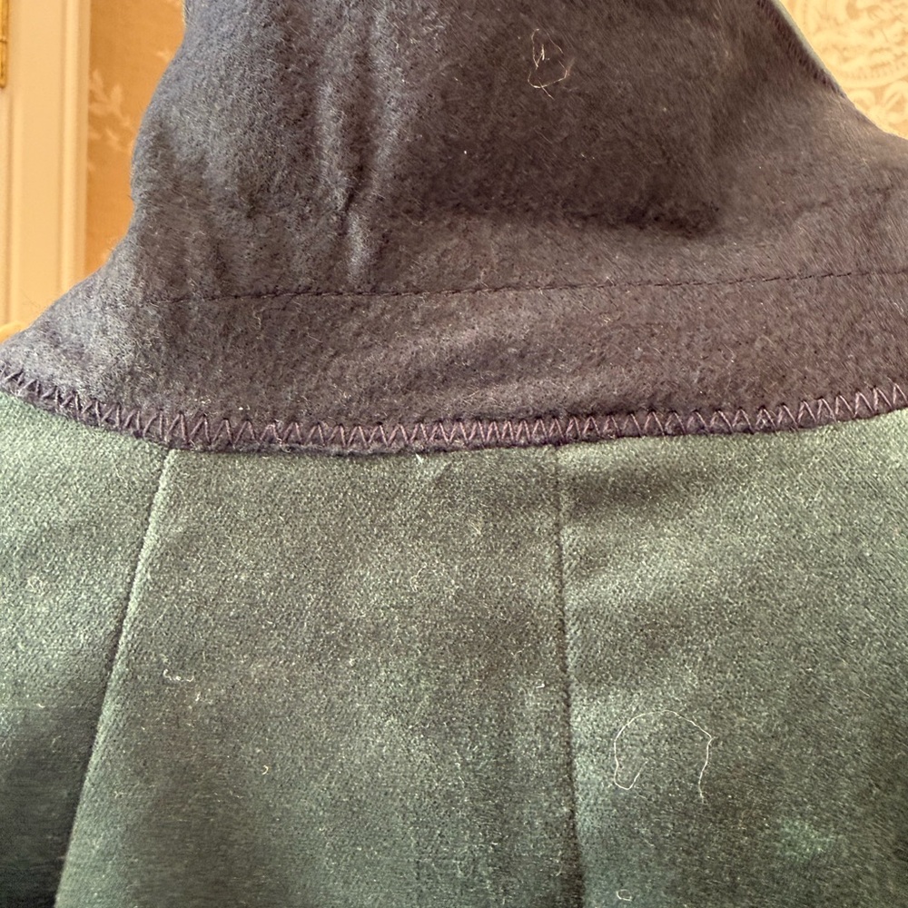 J. Crew Dark Green teal velvet Blazer - Picture 9 of 13